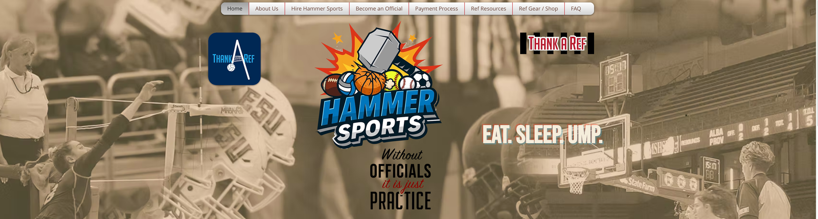 Hammer Sports website